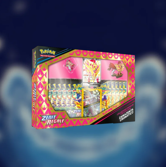 Collezione Premium Con Statuina Zamazenta Cromatico