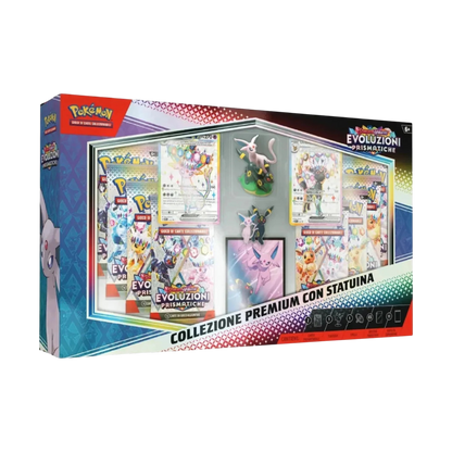 Collezione Premium con statuina Evoluzioni Prismatiche