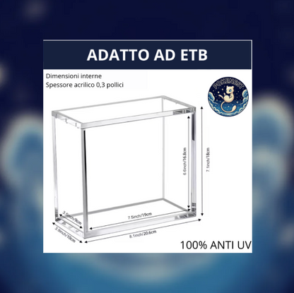 Case in Acrilico Magnetico Premium Anti-UV – Protezione per Display Box e ETB