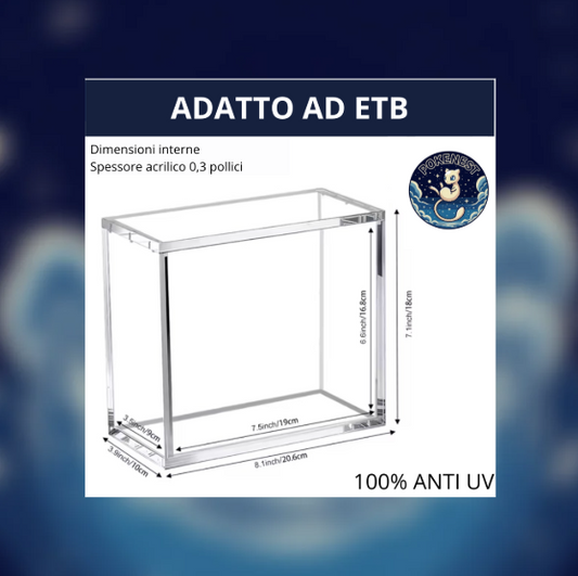Case in Acrilico Magnetico Premium Anti-UV – Protezione per Display Box e ETB