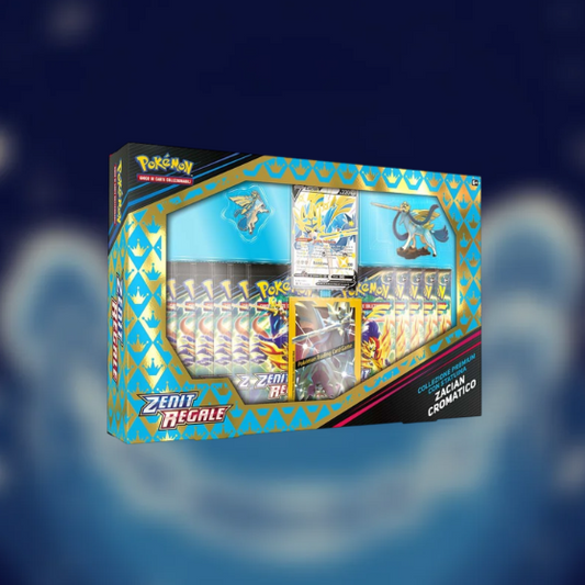 Collezione Premium Con Statuina Zacian Cromatico